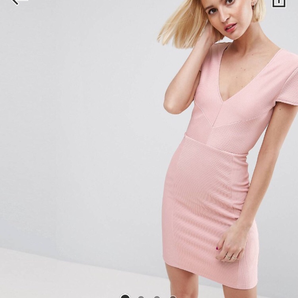 ASOS Bodycon Ribbed Dress